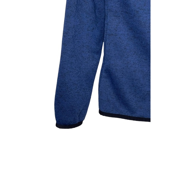 Flag & Anthem Men Jacket Quilted Fleece Colorblock Zip Up Front Pockets Small - Picture 7 of 9